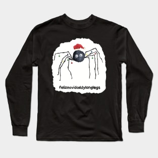 Feliznavidaddylonglegs patch Long Sleeve T-Shirt